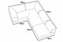 Atelier Del Sofa Kanyon - Sofá-Cama Esquinero Crema